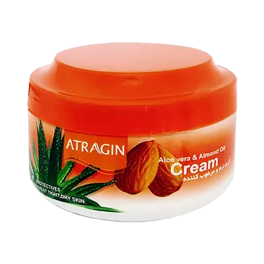 کرم مرطوب کننده آلوئه ورا + بادام 200 میلی لیتر عطرآگین